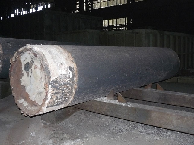 steel ingot - cast round ingot