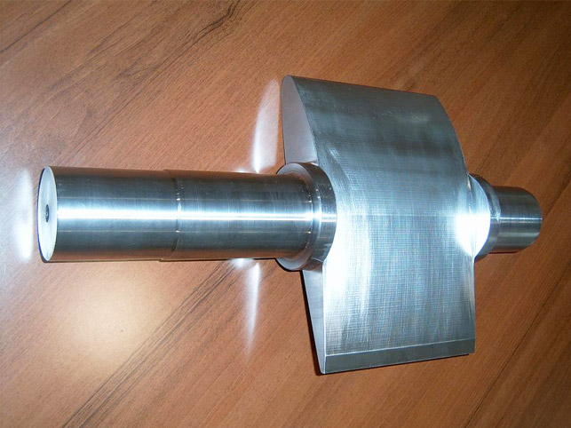 Leitschaufel für Wasserkraft - Edelstahlguss GX4CrNi13-4, 14kg, fertig bearbeitet