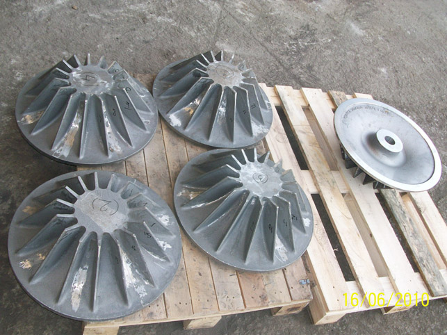 Lüfterradnabe - Edelstahlguss GX40NiCrSiNb35-25, Lieferzustand roh