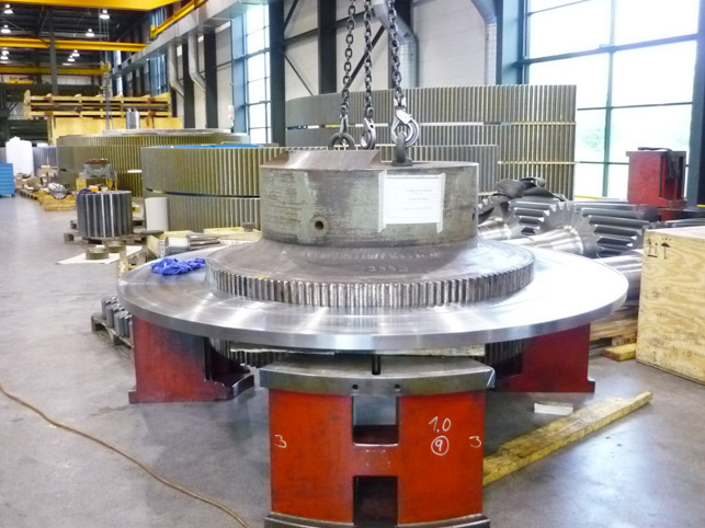 Reibbelaglamelle - aus Stahlguss GE 260, Innenverzahnung Z=148 m=12 b=202 EW=20°