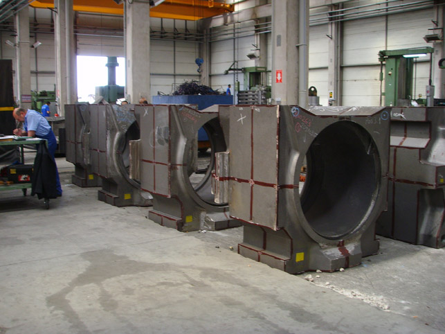 Einbaustück - Stahlguss, vorbearbeitet