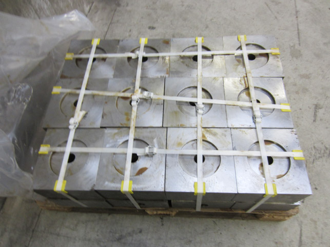 Gleitstücke - Stahlguss GE240, fertig bearbeitet