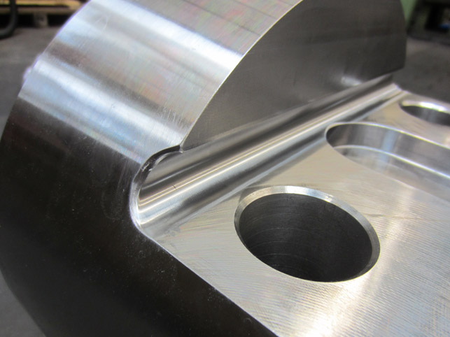 crankpin - detail of machining