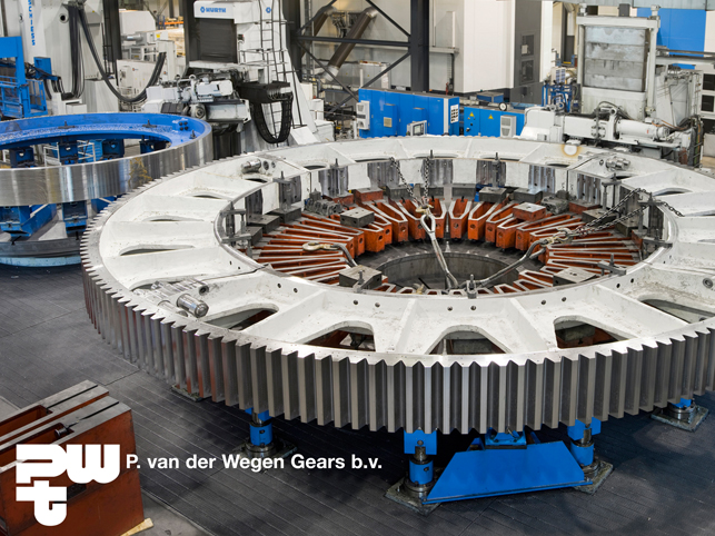 Zahnkranz für Erzmühle - in Sphäroguss, 4-teilig