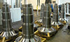 flange shaftforged steel, finish machined
