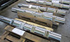 ejector shaftforged steel 30CrNiMo8+QT, 450kg, finish machined
