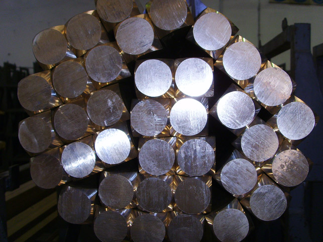 brass rods - square, drawn, chamfered ends, thermally stress relieved