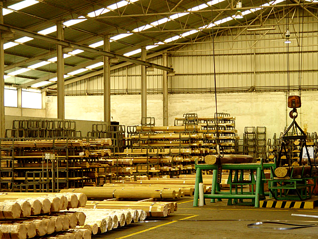 brass rods - stock of brass rods