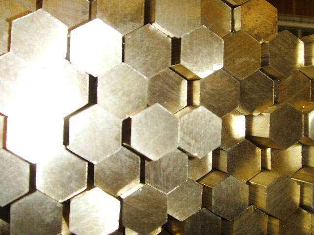 brass rods - hexagonal, drawn, sawn ends, thermally stress relieved