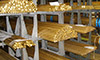 brass rodsstock of brass rods