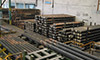 continuous castingstock of billets for brass rods
